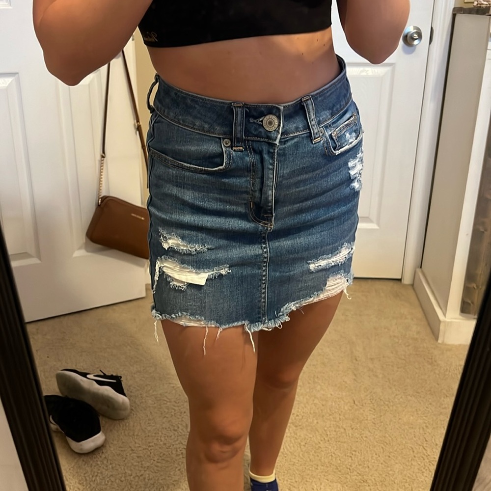 American Eagle Jean Skirt